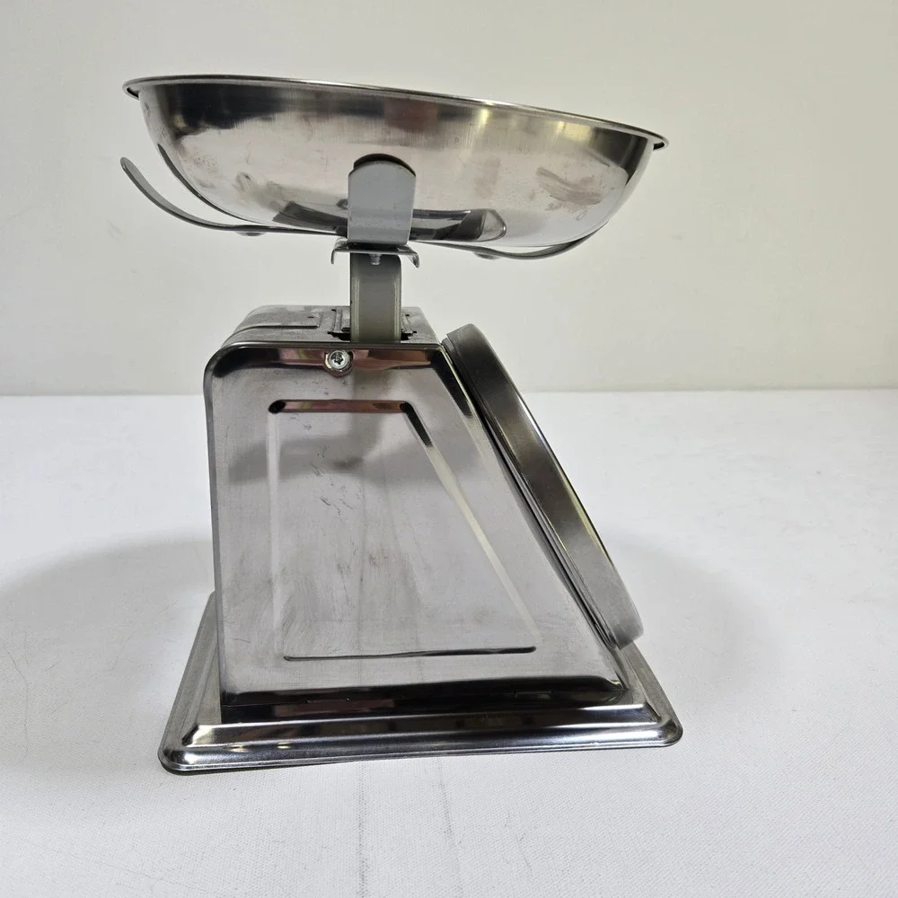 Taylor Kitchen Scale Mechanical 11lb 5kg Silver Stainless Steel Model 3710-21
